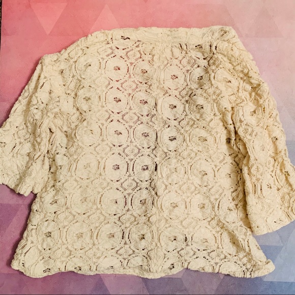 🦋 ANTHROPOLOGIE BETH BOWLEY LACE CARDIGAN - Picture 5 of 7